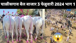 Chalisgaon bail bajar  चाळीसगाव बैल बाजार 3 फेब्रुवारी 2024 भाग 1 बैलगाडा viral [upl. by Erin]