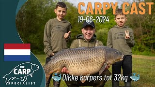 The Carpy Cast  19062024  🐳 Dikke karpers tot 32kg 🐳 [upl. by Lareneg657]