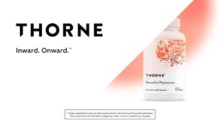 Boswellia Phytosome Supplement  Thorne® [upl. by Rotsen]