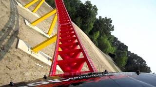 Intimidator 305 with trims Front Seat onride HD POV Kings Dominion [upl. by Einattirb]