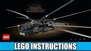 LEGO Instructions  Icons  10327  Dune Atreides Royal Ornithopter – Dune [upl. by Grobe]