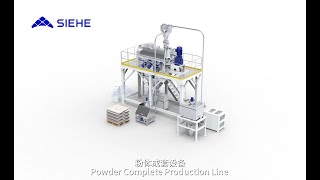 Powder Complete Production Line  SIEHE Industry [upl. by Deelaw]