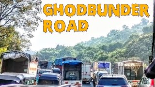 Ghodbunder Road  घोडबंदर रोड  Thane to Ghodbunder ST Bus Journey [upl. by Patti]