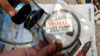 DIY  Foot Air Pump Universal Washer Genuine Spare Piece [upl. by Sajet389]