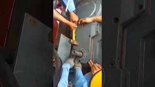 change hoisting gear box oil seel [upl. by Edda]