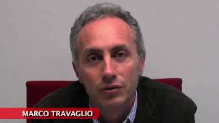 Travaglio sostiene De Magistris sindaco di Napoli [upl. by Solakcin]