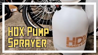 HDX 2 Gallon Pump Sprayer Bleach and Deck Stain Version [upl. by Ecirtal374]