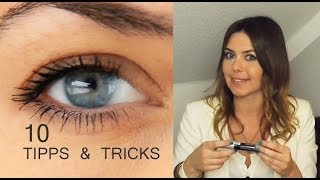 Lange und dichte Wimpern 10 Tipps und Tricks [upl. by Attalie]