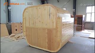 Introduction of sauna room production factory [upl. by Trovillion]