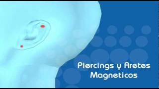 Aretes y piercing magnéticos [upl. by Labina]