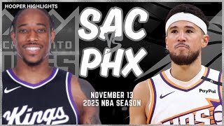 Scramento Kings vs Phoenix Suns Full Game Highlights  Nov 13  2025 NBA Season [upl. by Adnavoj]