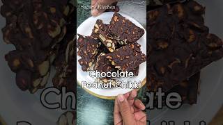 Chocolate Chikki Recipe Shorts Chikki [upl. by Nelram396]