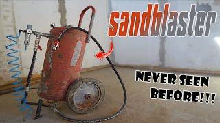 DIY Sandblaster Homemade Never seen before [upl. by Novaj]