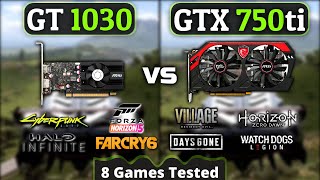 GT 1030 vs GTX 750 Ti  Which One Is Better [upl. by Leuqer]