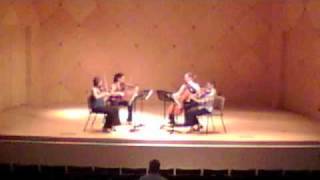 Mendelssohn String Quartet 1 opus 12 II Canzonetta Allegretto [upl. by Micco]