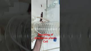 descaling distillation distillationplant distillationcoil lab laboratoryequipment sciencelab [upl. by Gnohc]