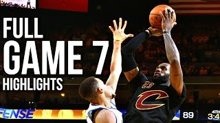 Warriors vs Cavaliers Game 7 NBA Finals  061916 Full Highlights [upl. by Maighdiln]