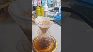 Hot v60 coffee ♨️♨️ coffee [upl. by Dilan]