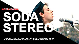 SODA STEREO en Guayaquil Ecuador 12071987  Recital completo [upl. by Noicpesnoc]