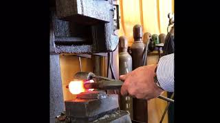 Forging a farrier style round hammer [upl. by Jilly]