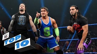 Top 10 Friday Night SmackDown moments WWE Top 10 October 25 2019 [upl. by Trebma]