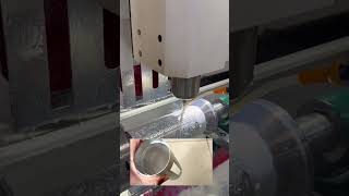 How to drill and tap a hole in aluminum High speed 4axis CNC drilling machine for aperture 25mm [upl. by Amees290]