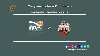 Highlights Serie D Umbria 20222023  Pontevecchio Basket vs Basket Contigliano [upl. by Gloriana438]