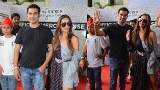 Malaika Arora amp Arbaaz Khan At Justin Bieber India Concert [upl. by Asabi412]