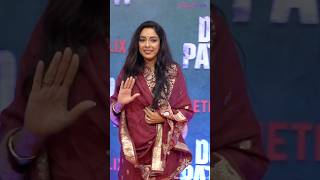 Rupali Ganguly stuns in ethnic wear at Do Patti screening event [upl. by Fang]