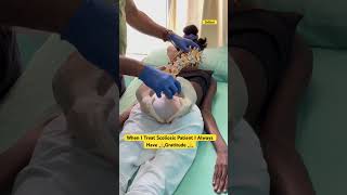 Scoliosis treatment by DrRavi gratitude scoliosistreatment chiro chiropractic sciatica spine [upl. by Ahsuas]