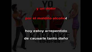 STILO 3  POR EL ALCOHOL karaoke [upl. by Wiburg308]