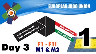 Veteran European Judo Championships 2015 Day 3  Tatami 1 [upl. by Kieryt]