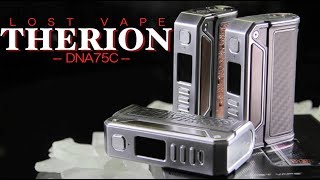 NEW THERION DNA75C by LOST VAPE and POWERED by Evolv TEMP CONTROL MOD REVIEW [upl. by Brand]