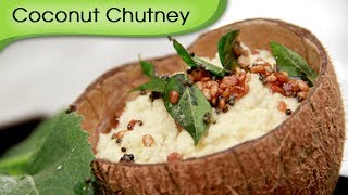 Fresh Coconut Chutney  Dosa Chatni Recipe by Ruchi Bharani  Vegetarian HD [upl. by Schluter582]