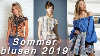 👘 Modische sommerblusen damen 2019 [upl. by Nesnaj]