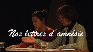 Nos lettres damnésie  teaser [upl. by Bean]