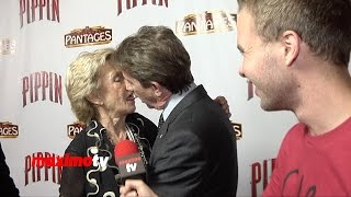 Martin Short amp Cloris Leachman Kiss  PIPPIN Los Angeles Premiere  Red Carpet [upl. by Anirbaz]