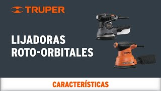 Características de las Lijadoras RotoOrbitales TRUPER LIRO5N y LIRO5A [upl. by Eceined]