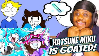 Jaiden Animations My Obsession With Hatsune Miku  Dairu Reacts [upl. by Tilla913]