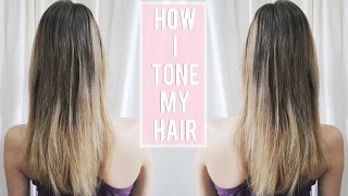 How I Tone My Balayage Hair [upl. by Julianna]