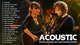 Acoustic 2023 ⧸ The Best Acoustic Covers of Popular Songs 2023  English Love Songs Cover ♥ [upl. by Einittirb436]