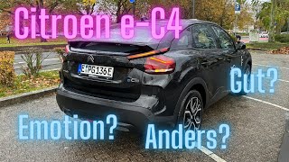 Citroen eC4 Emotion Anders Gut [upl. by Akinwahs]