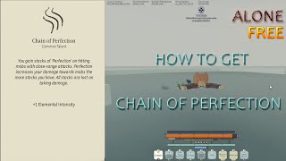 How to get CHAIN OF PERFECTION alone  Deepwoken [upl. by Ynehpets89]