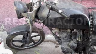 MINI RESTAURACION MOTO FT 125 ITALIKA [upl. by Anastasio]