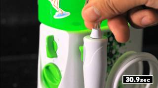 How To Use a Waterpik™ Water Flosser For Kids [upl. by Linzer]