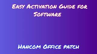 Downloading Hancom Office StepbyStep Instructions [upl. by Tasiana]