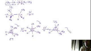 LA QUÍMICA ORGÁNICA EN PROBLEMAS 4CONFORMACIONES DE ALCANOS [upl. by Asinet]