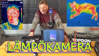 Lämpökameran Ihmeelliset Paljastukset  Thermal Camera TOPDON [upl. by Arised46]