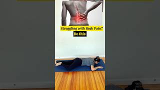 Fix Low Back Pain with This Stretch  How to Crack Your Back Pain  Back Pain Relief shorts viral [upl. by Hermione]