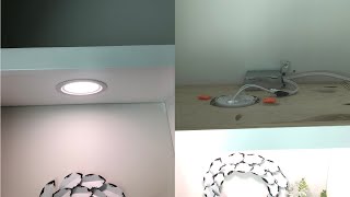 Low Profile Recessed Lighting  Vaiseke Smart LED Recessed Lighting Installation [upl. by Helali]